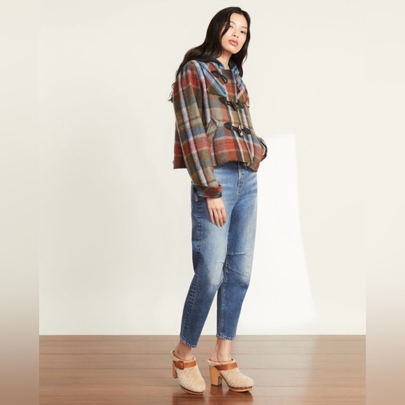 NWOT Veronica Beard Ianna Wool Duffle Coat Multicolor Jacket Size 6 - Picture 10 of 11